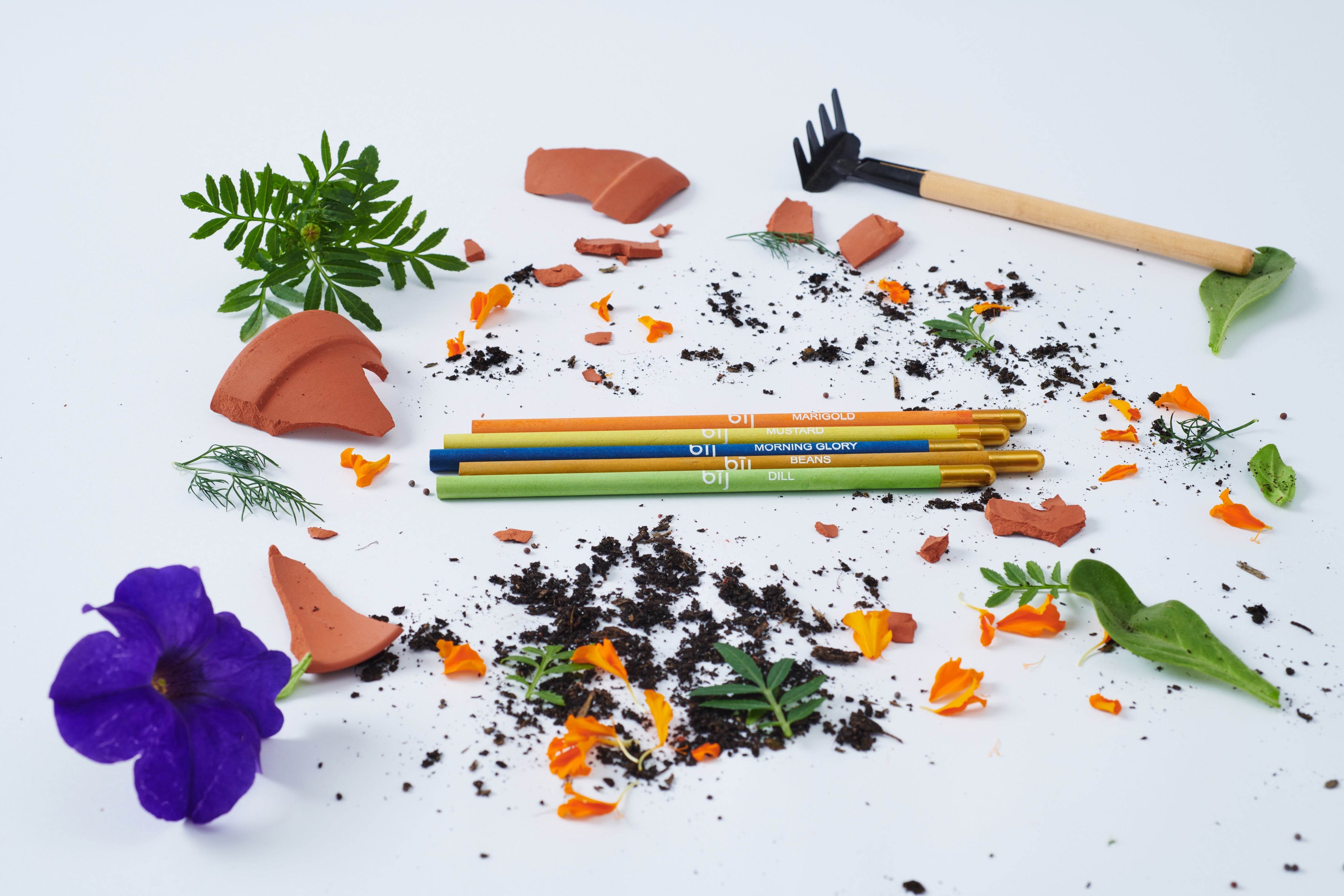 Pillow Box with BĪJ Notebook, Pen & Pencil - LEFT-HANDESIGN®