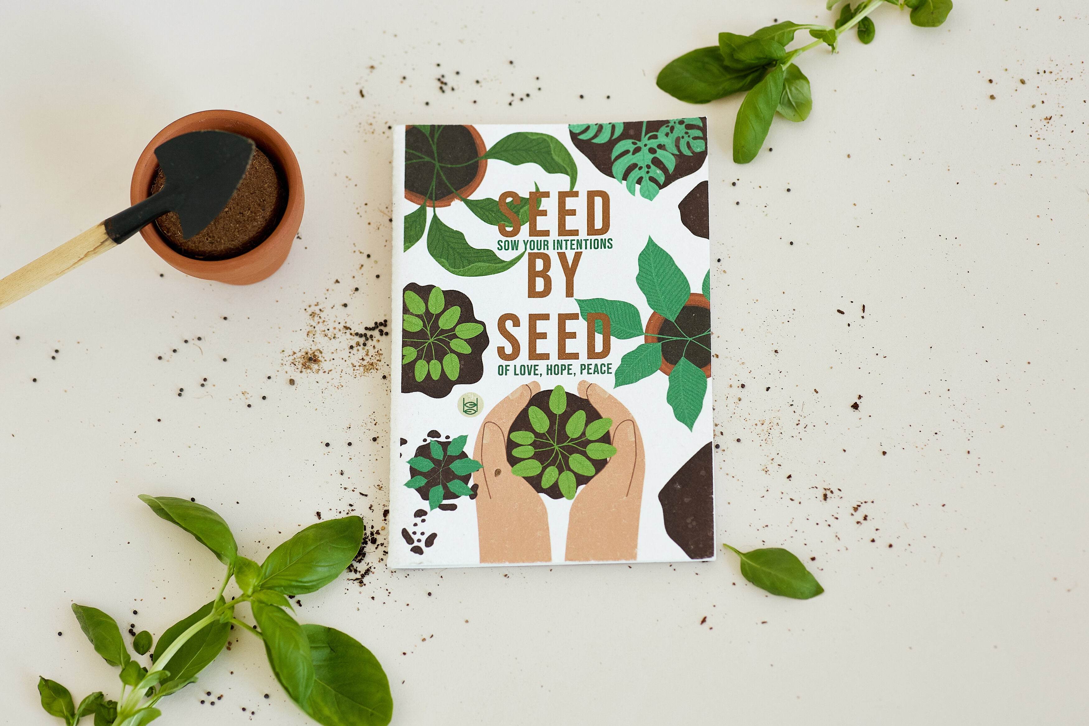 BĪJ Notebook - Seed By Seed - LEFT-HANDESIGN®