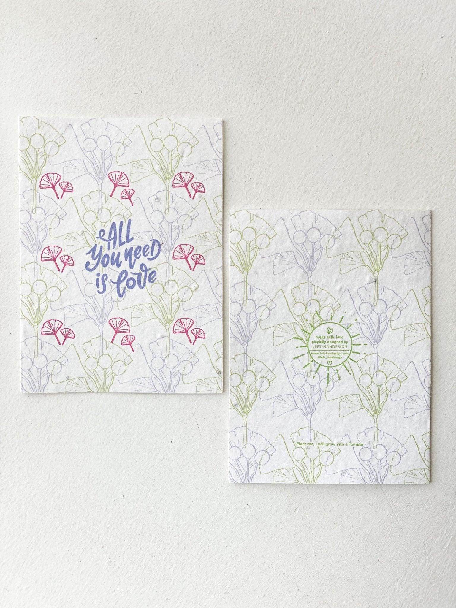 BĪJ Greeting Card - All You Need - LEFT-HANDESIGN®