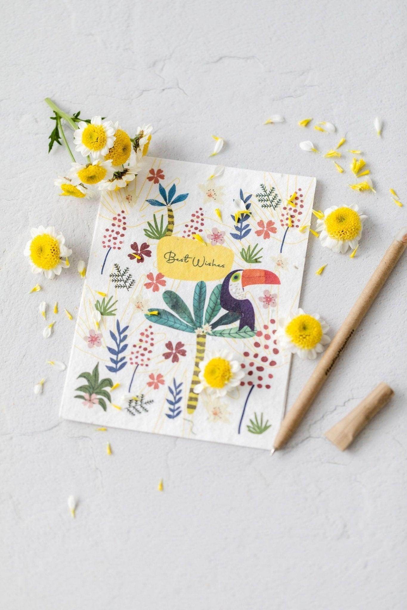 BĪJ Greeting Card - Best Wishes - LEFT-HANDESIGN®