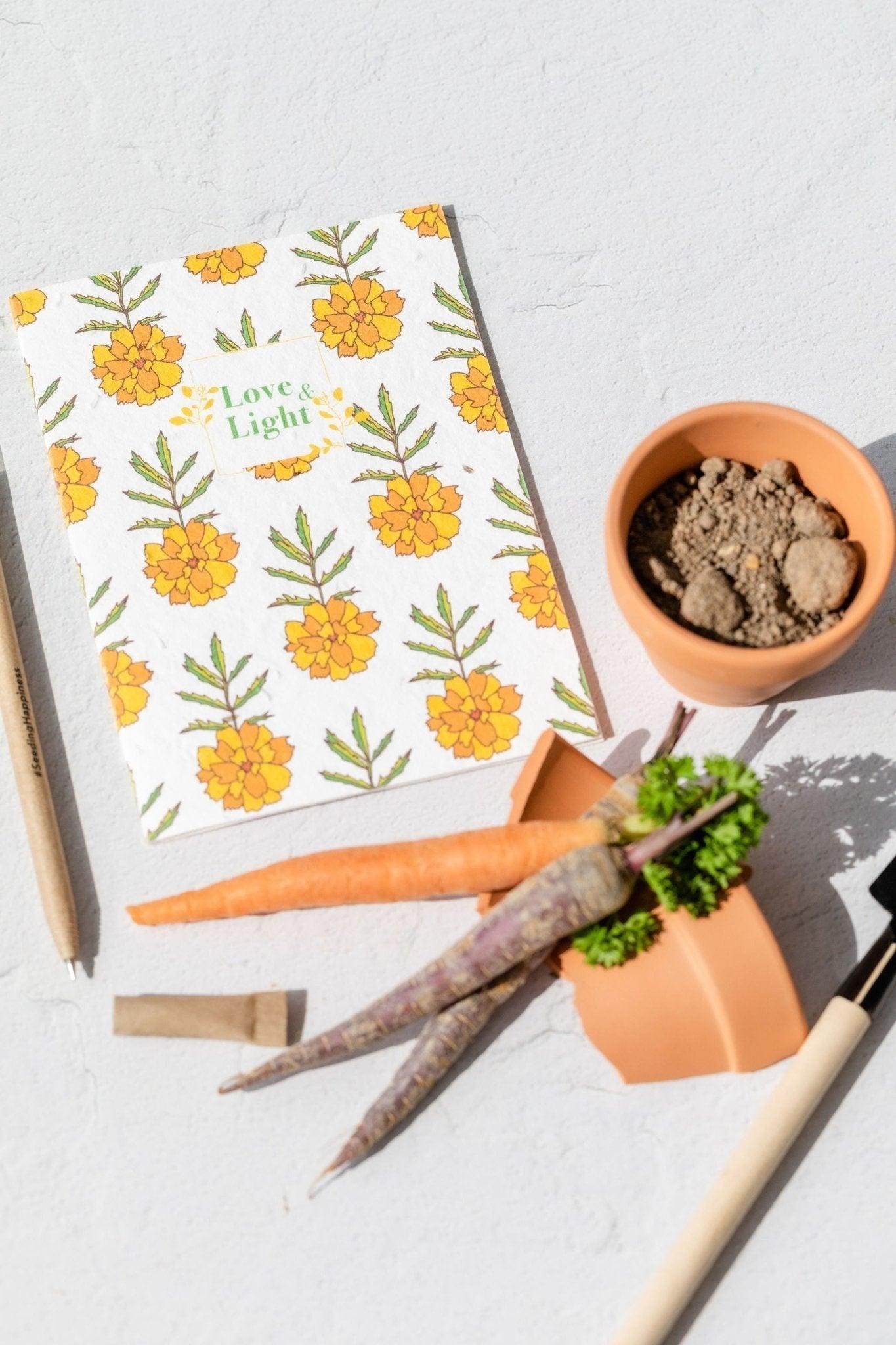 BĪJ Greeting Card - Marigold - LEFT-HANDESIGN®