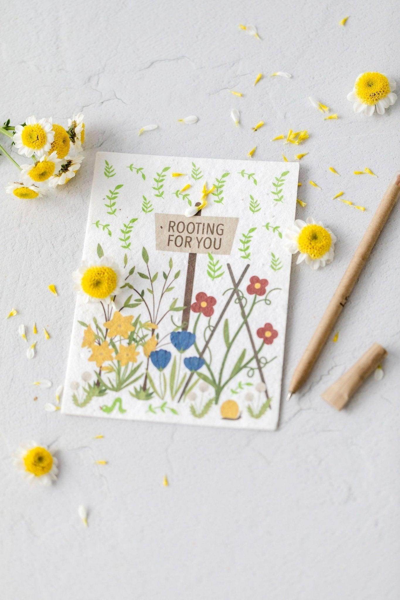 BĪJ Greeting Card - Rooting For You - LEFT-HANDESIGN®