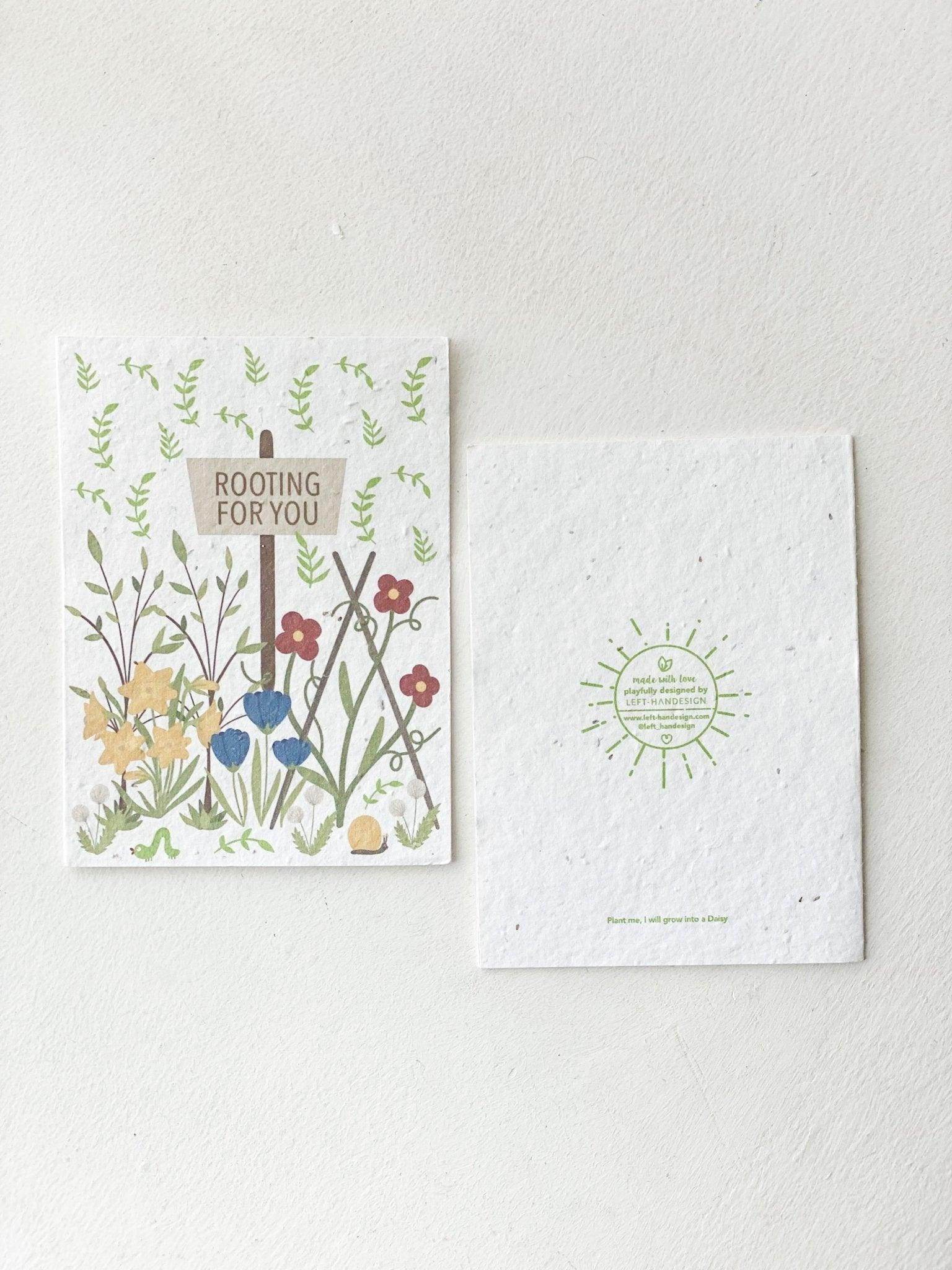 BĪJ Greeting Card - Rooting For You - LEFT-HANDESIGN®