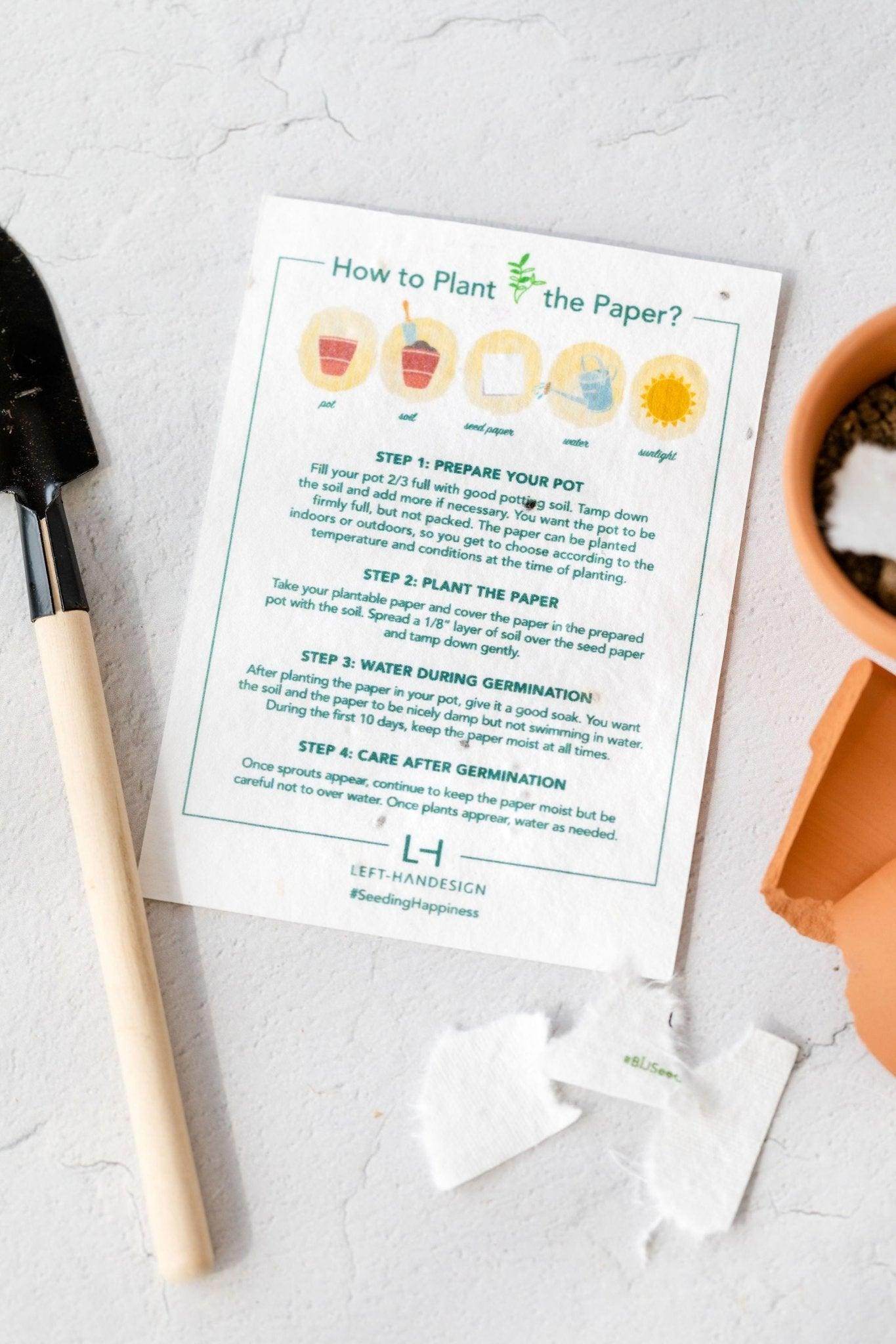 BĪJ Note Cards - LEFT-HANDESIGN®