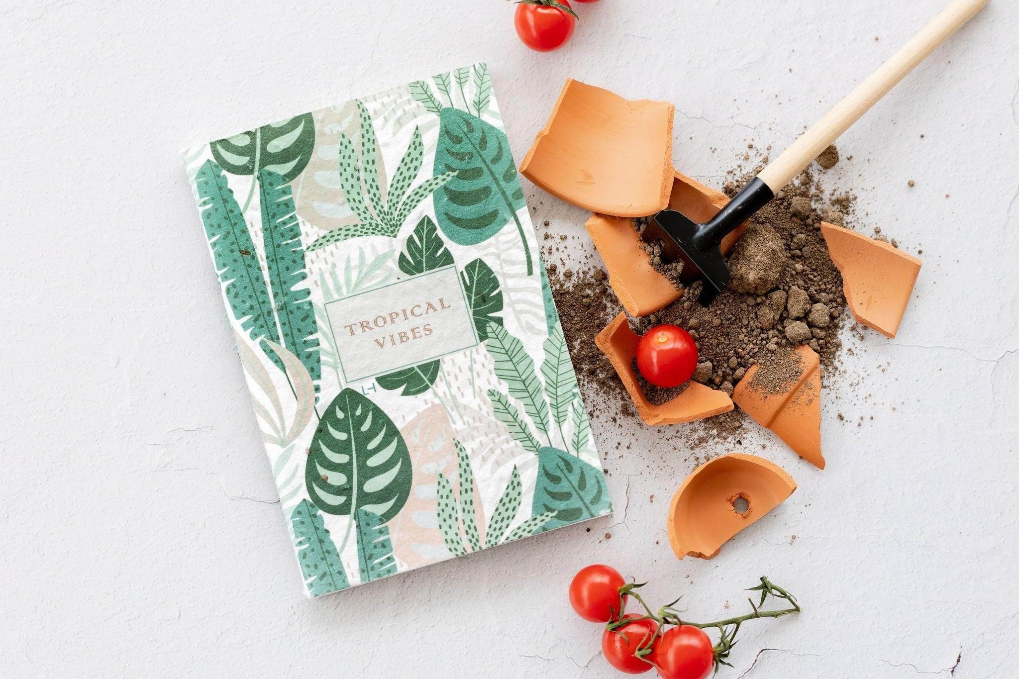 BĪJ Notebook - Tropical Vibes - LEFT-HANDESIGN®