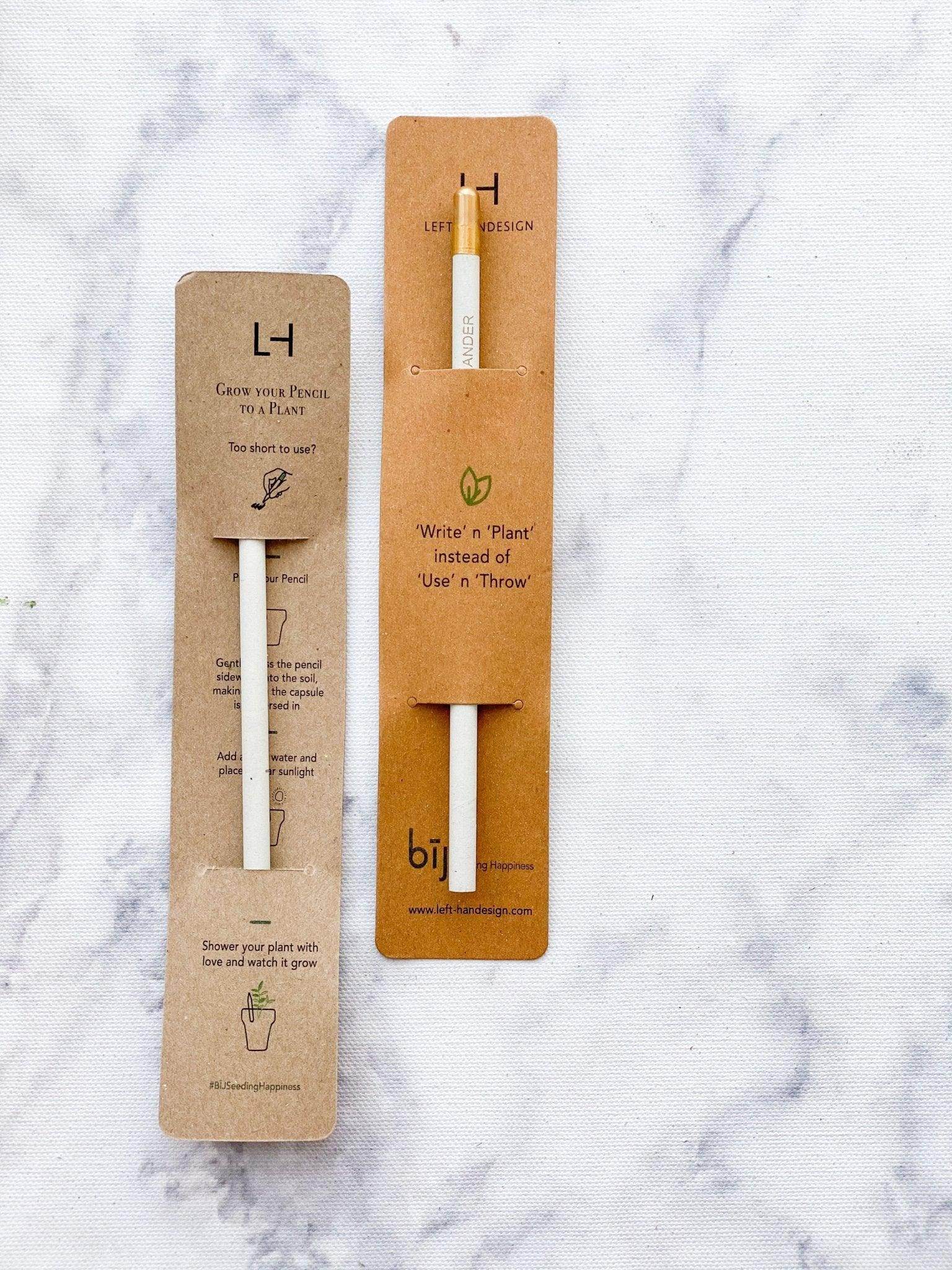 BĪJ Pencil - Coriander - LEFT-HANDESIGN®