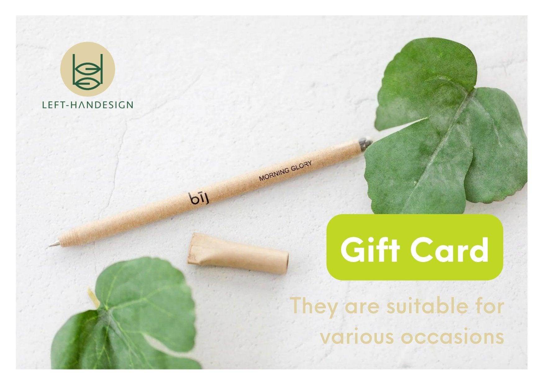 Left-handesign Gift Card - LEFT-HANDESIGN®